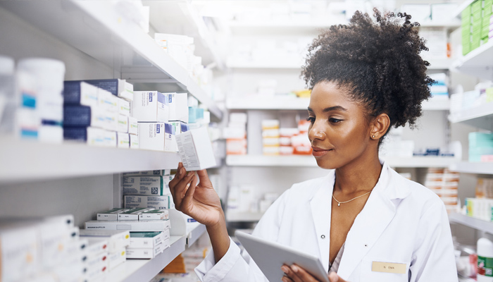 Pharmacist Getting A Prescription