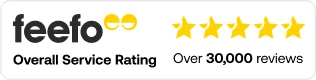 Feefo overall service rating widget