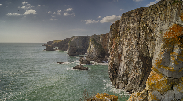 Towergate boat insurance, Stackpole cliffs