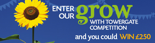 Grow with Towergate competition banner