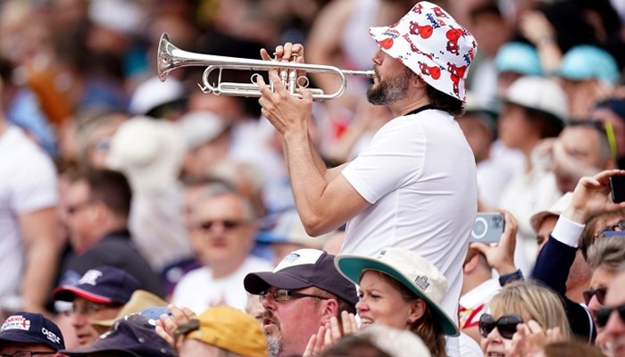 Trumpeter Among Fans