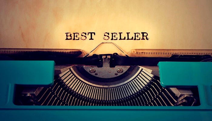 Typewrite With The Text Best Seller On The Page